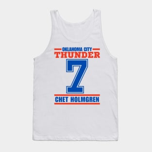 Oklahoma City Thunder Holmgren 7 Basketball Player Tank Top